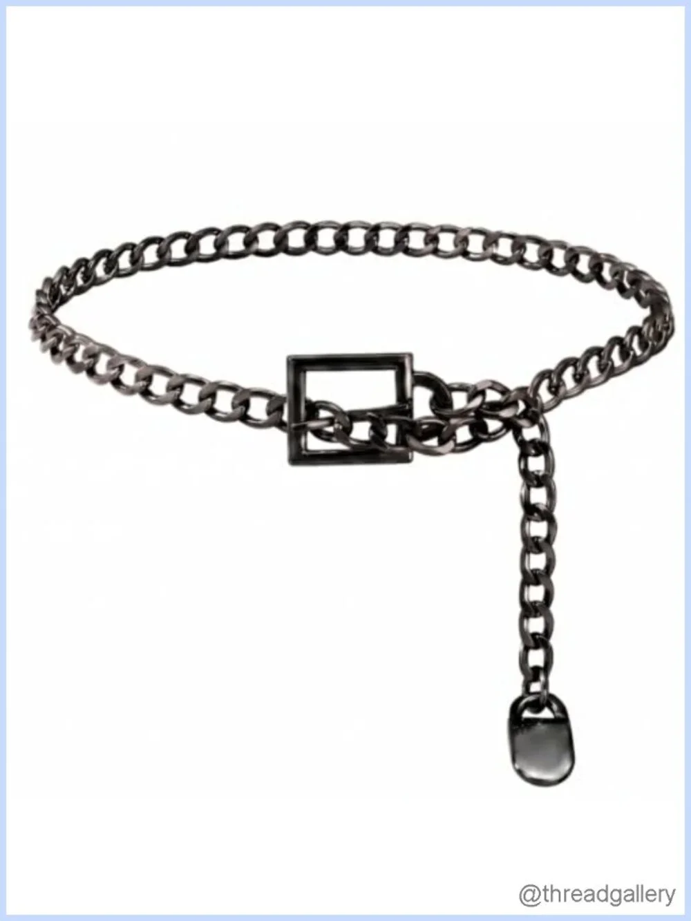 Western Metal Concho Chain Belt Adjustable Cowgirl Waist Chain